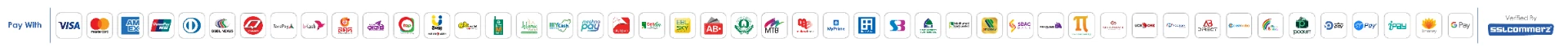 Accepted payment methods through SSLCOMMERZ